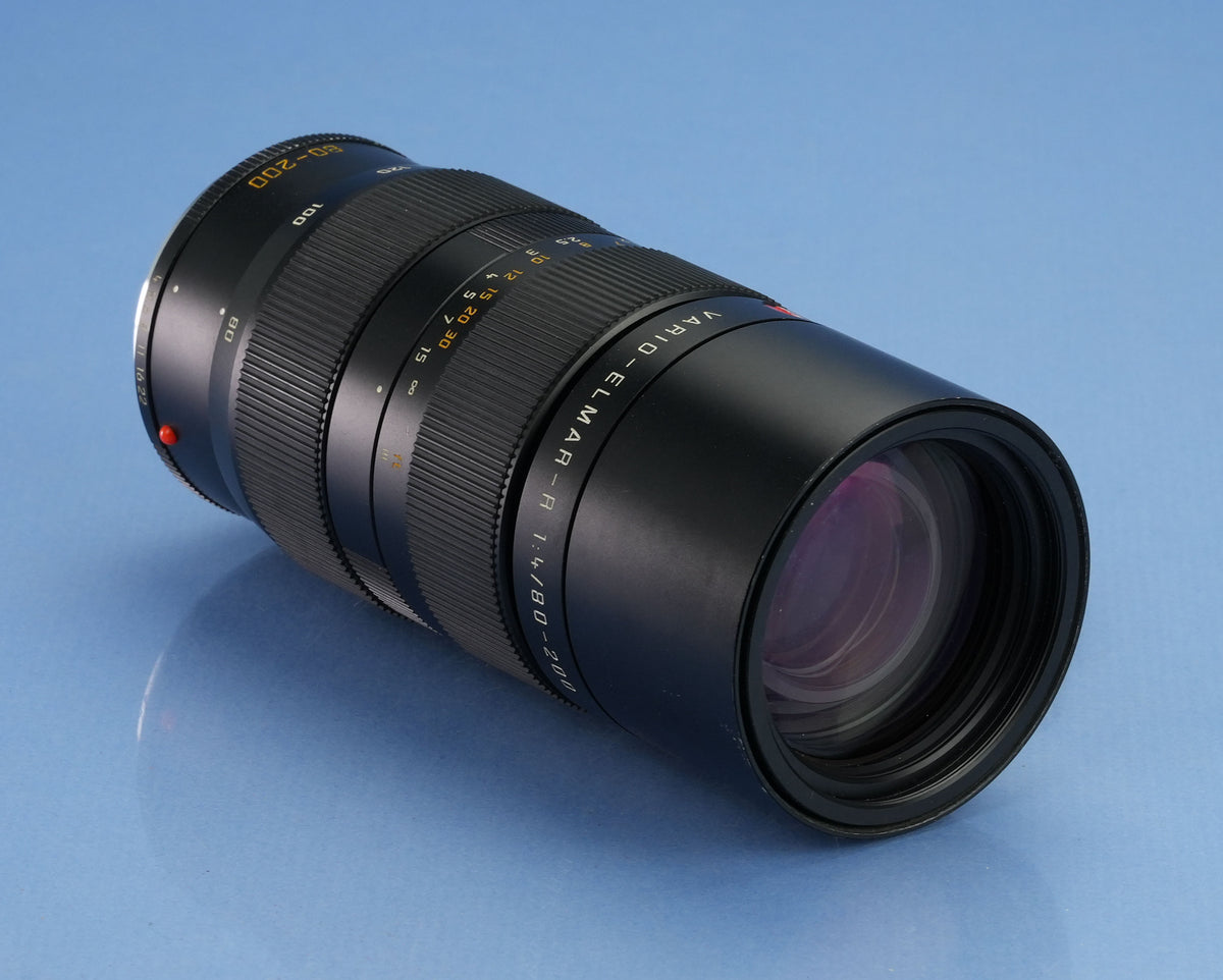 LEICA LEITZ 11281 80-200MM F4 VARIO-ELMAR-R F4 R ROM LATE # LENS +CAPS +CASE