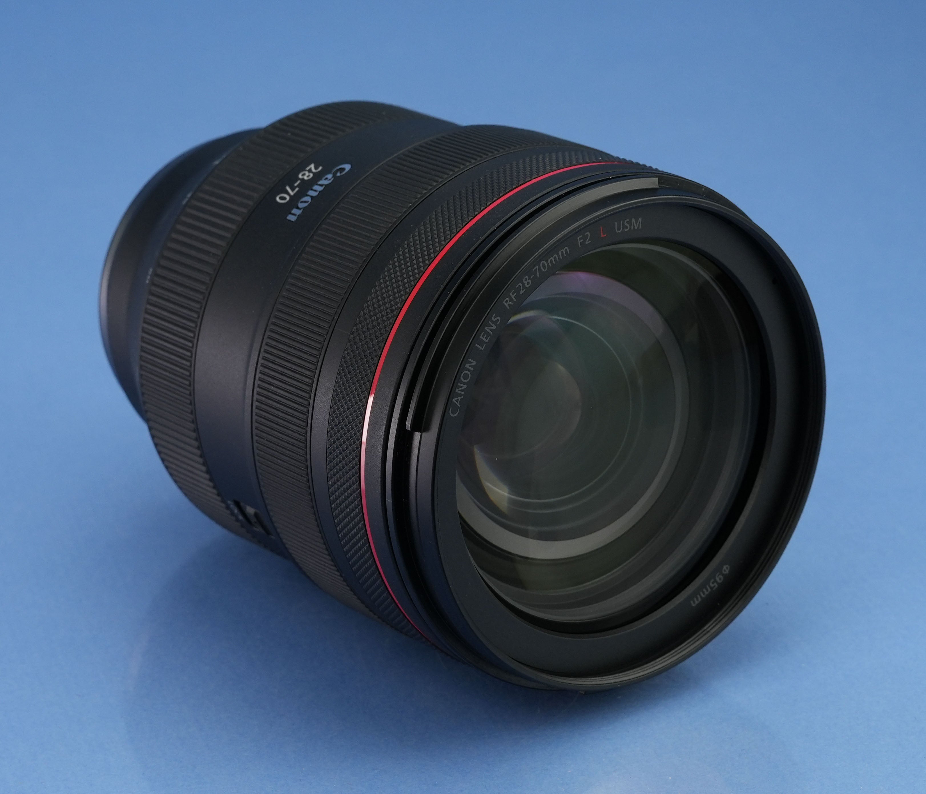 CANON RF 28-70MM F2 L USM MIRRORLESS LENS +UV FILTER +SHADE +BOX +CAPS MINT!