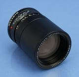 LEICA LEITZ 135MM ELMARIT-R F2.8 3 CAM R LENS RETRACTABLE HOOD LATE # +CAPS MINT