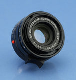 LEICA 35MMM SUMMICRON-M F2 ASPH 11611 BLACK PAINT MILLENNIUM LENS SET MINT +BOX!