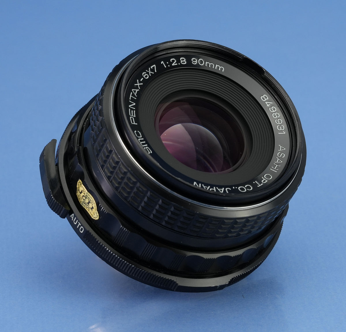 PENTAX SMC 6X7 90MM 2.8 MEDIUM FORMAT SLR LENS LATER VERSION COATINGS +CAPS