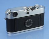 LEICA LEITZ M6 WETZLAR SILVER 10414 0.72X CHROME CAMERA BODY +BOX +PAPERS MINT