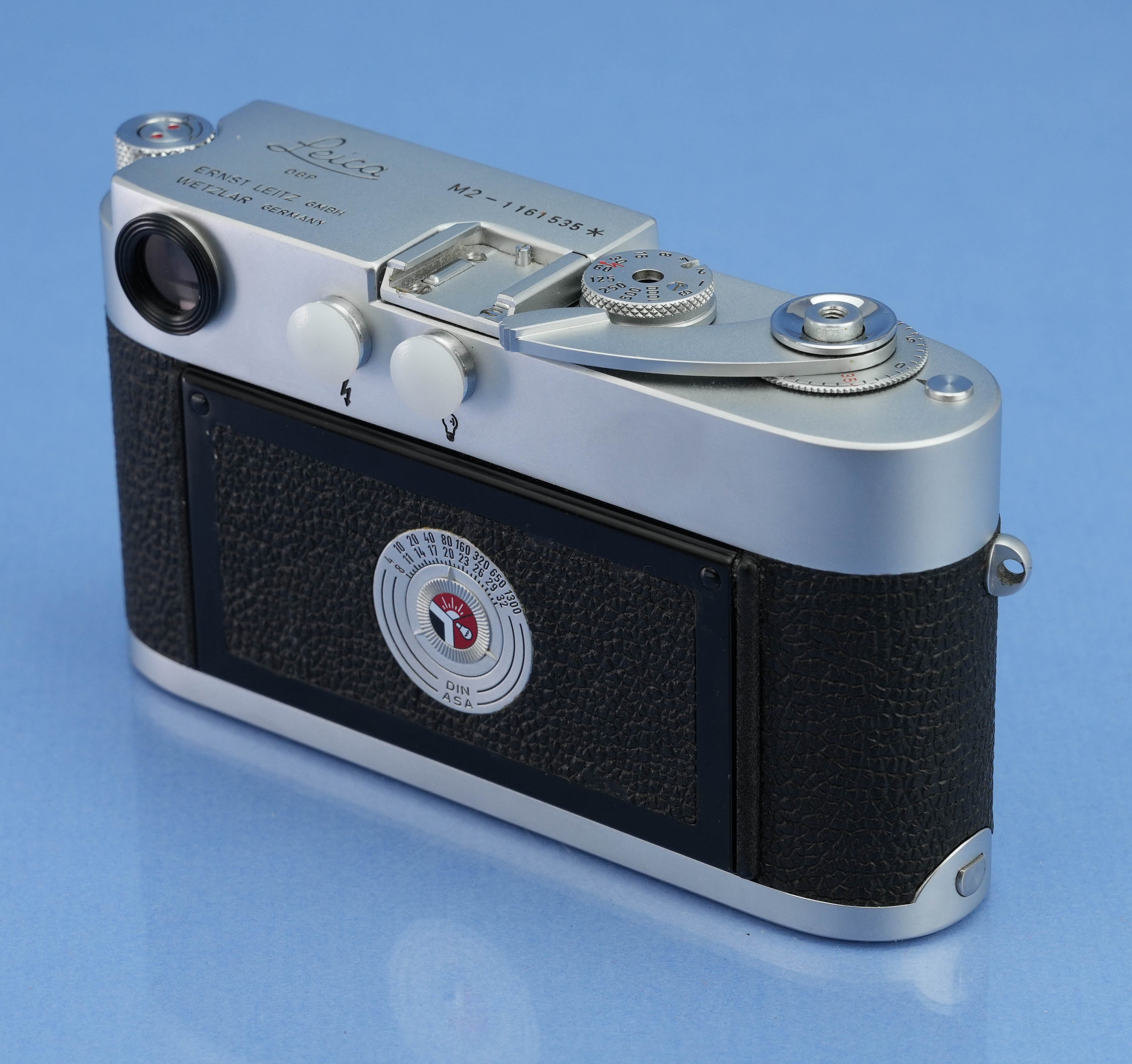 LEICA LEITZ M2 SS 10308 KOOHE CHROM-KAMERAGEHÄUSE + BOX NEUWERTIG SONDERANGEBOT * #1161535*