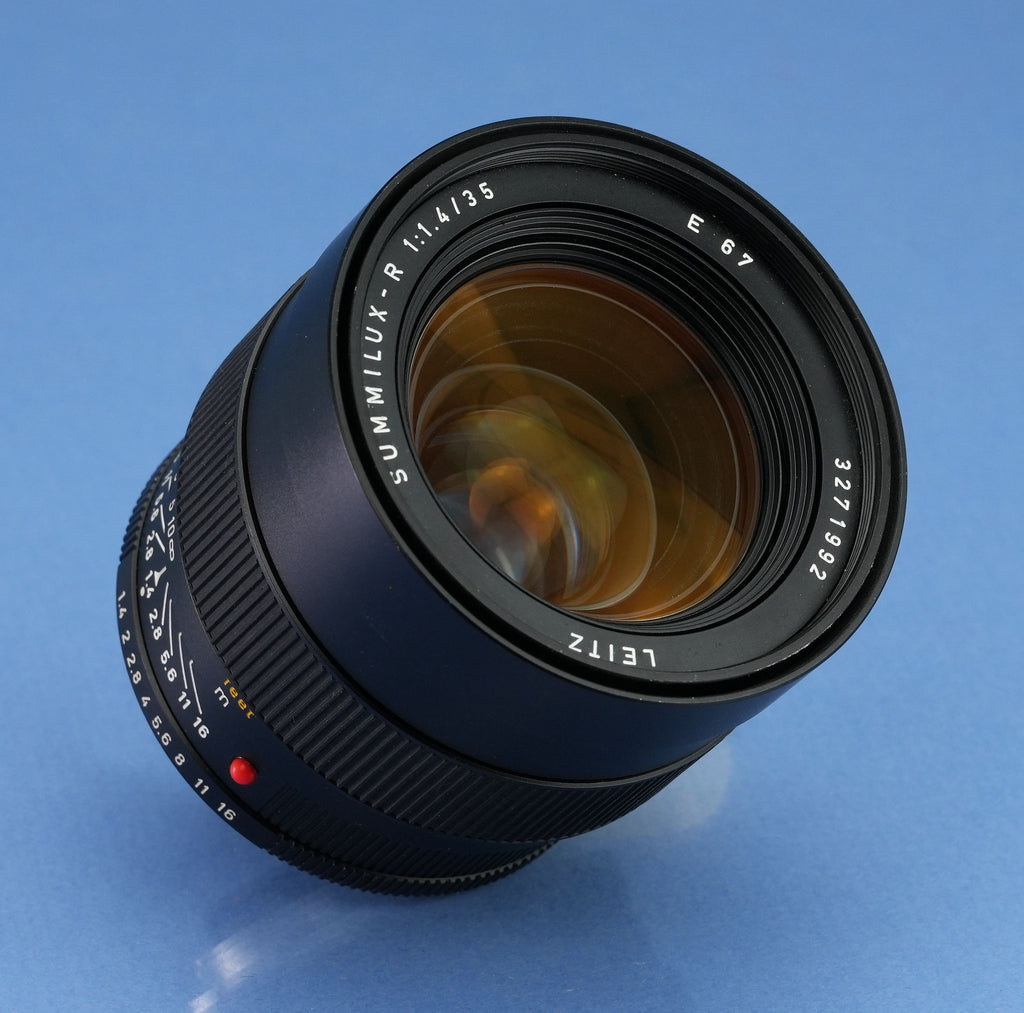 LEICA LEITZ 35MM SUMMILUX-R F1.4 3CAM E67 R 11143 LENS +CAPS +BOX VERY CLEAN!