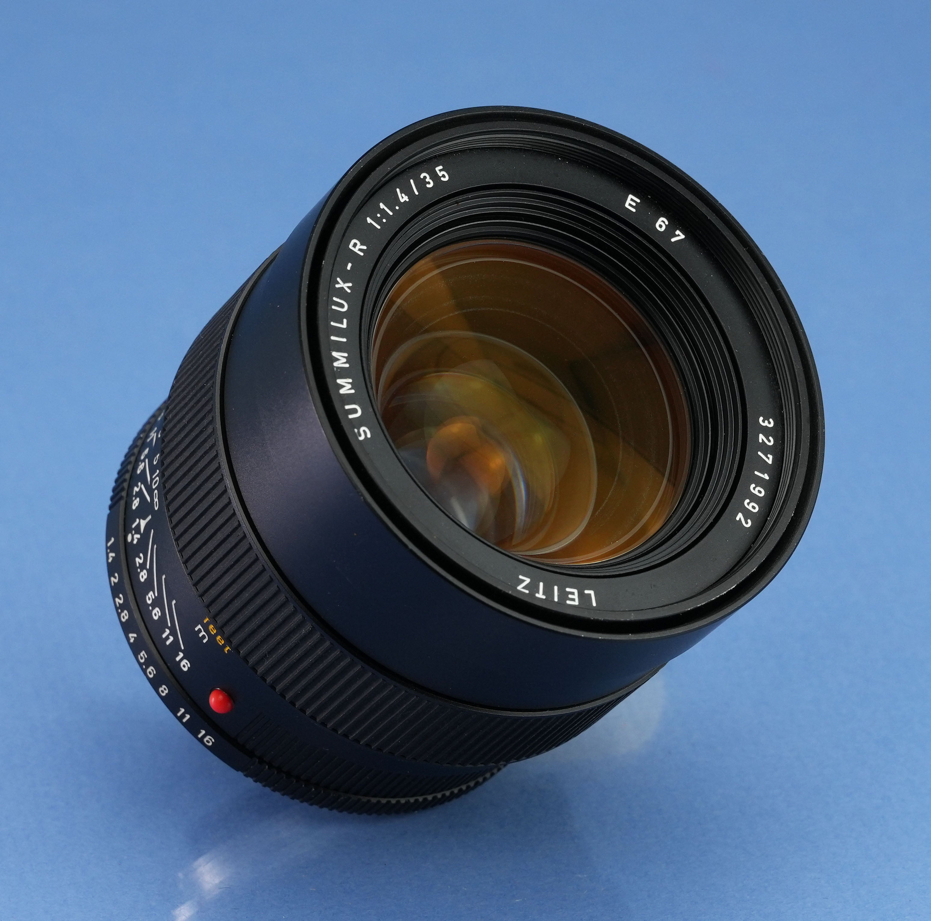 LEICA LEITZ 35MM SUMMILUX-R F1.4 3CAM E67 R 11143 LENS +CAPS +BOX VERY CLEAN!