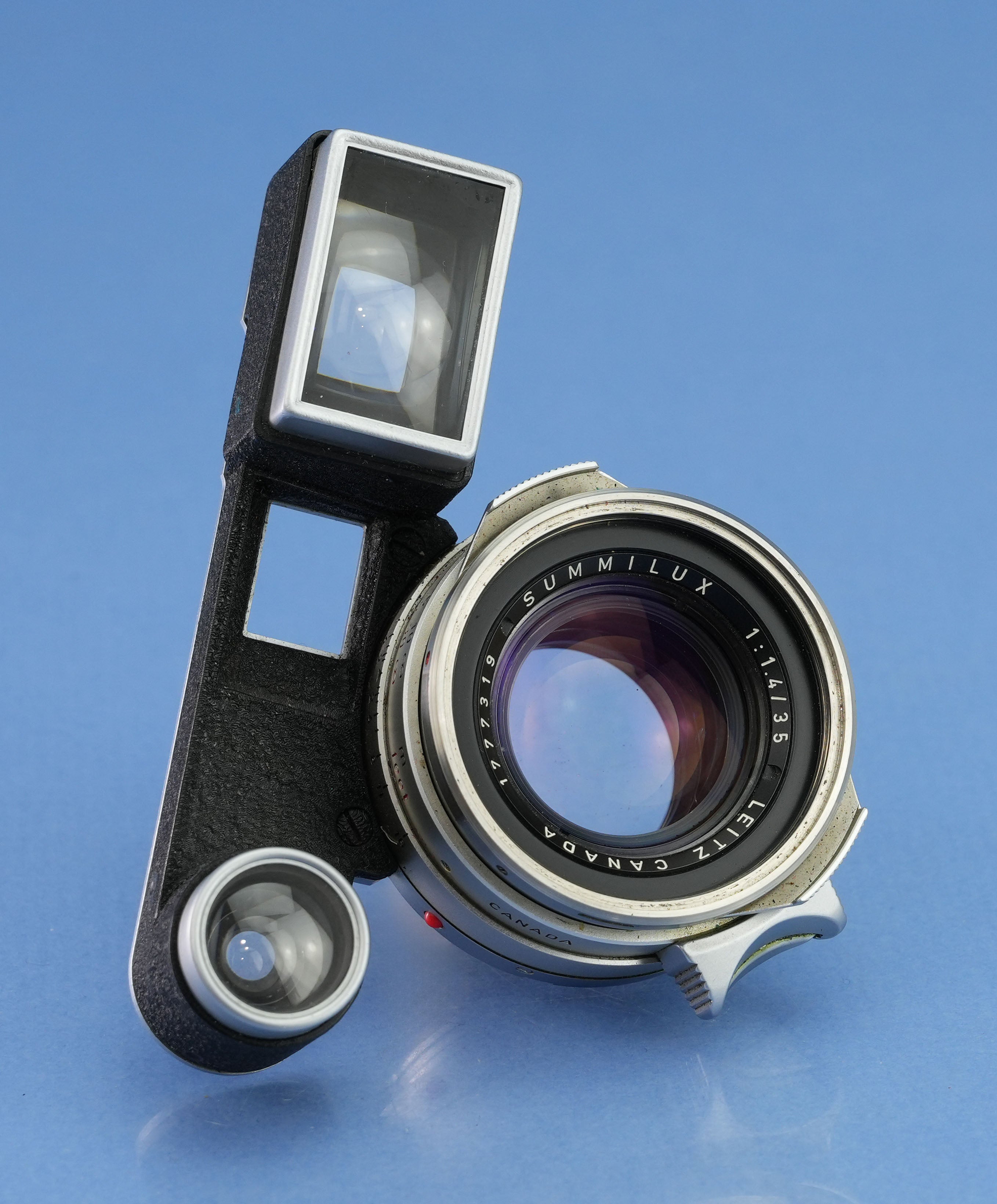 LEICA LEITZ 35MM F1.4 SUMMILUX M STEEL RIM LENS 1st VERSION 11870 M3 +EYES MINT!