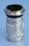 LEICA LEITZ 90MM ELMAR F4 3 ELEMENT ELANG-M CHROME 11830 LENS +BOX LATE # 1965