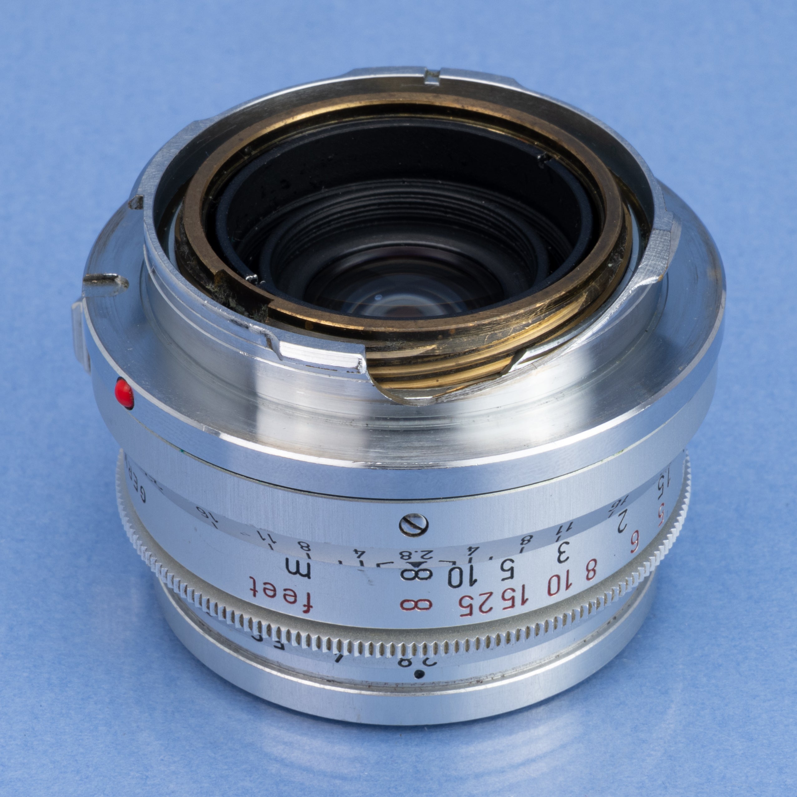LEICA LEITZ 35MM SUMMARON F2.8 11306 M M2 M4 1ST VERSION 6 ELEMENT LENS +CAPS