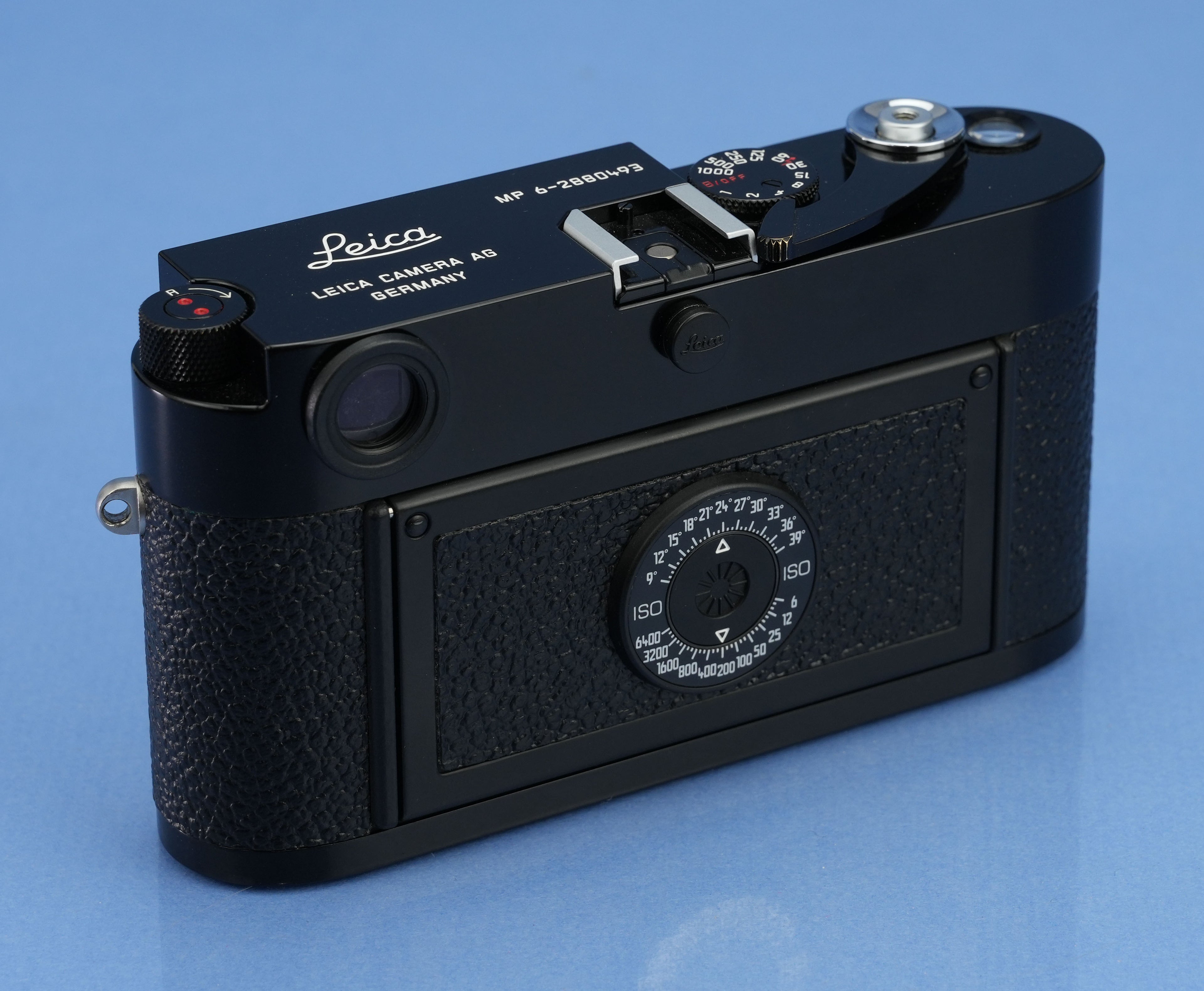 LEICA MP 6 MP6 10311 SCHWARZE LACKIERUNG ENTFERNUNGSFONKERKAMERA GEHÄUSE + DECKEL NEUWERTIG SELTEN