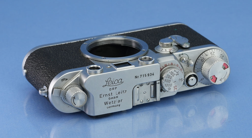 LEICA LEITZ IIIF RED DIAL SELF TIMER RANGEFINDER SCREW MOUNT BODY LOOHN #715934