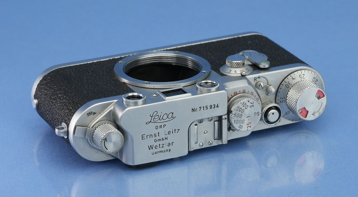 LEICA LEITZ IIIF RED DIAL SELF TIMER RANGEFINDER SCREW MOUNT BODY LOOHN #715934