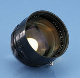 FUJI 50MM F1.2 FUJINON LEICA LTM NOCTILUX M39 BLACK PAINT LENS + ORIGINAL CAPS