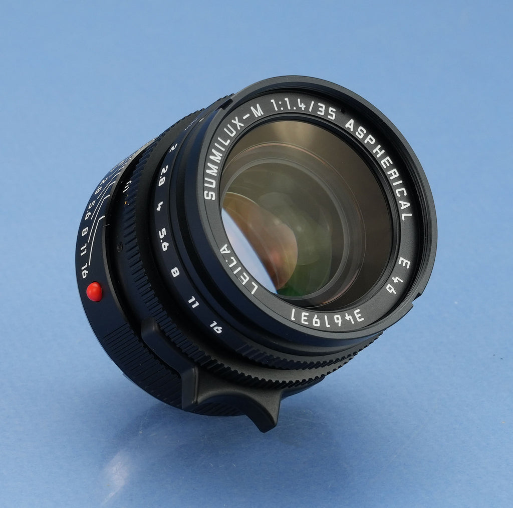LEICA LEITZ 35MM SUMMILUX-M F1.4 DOUBLE AA ASPHERICAL 11873 LENS +BOX SET MINT!