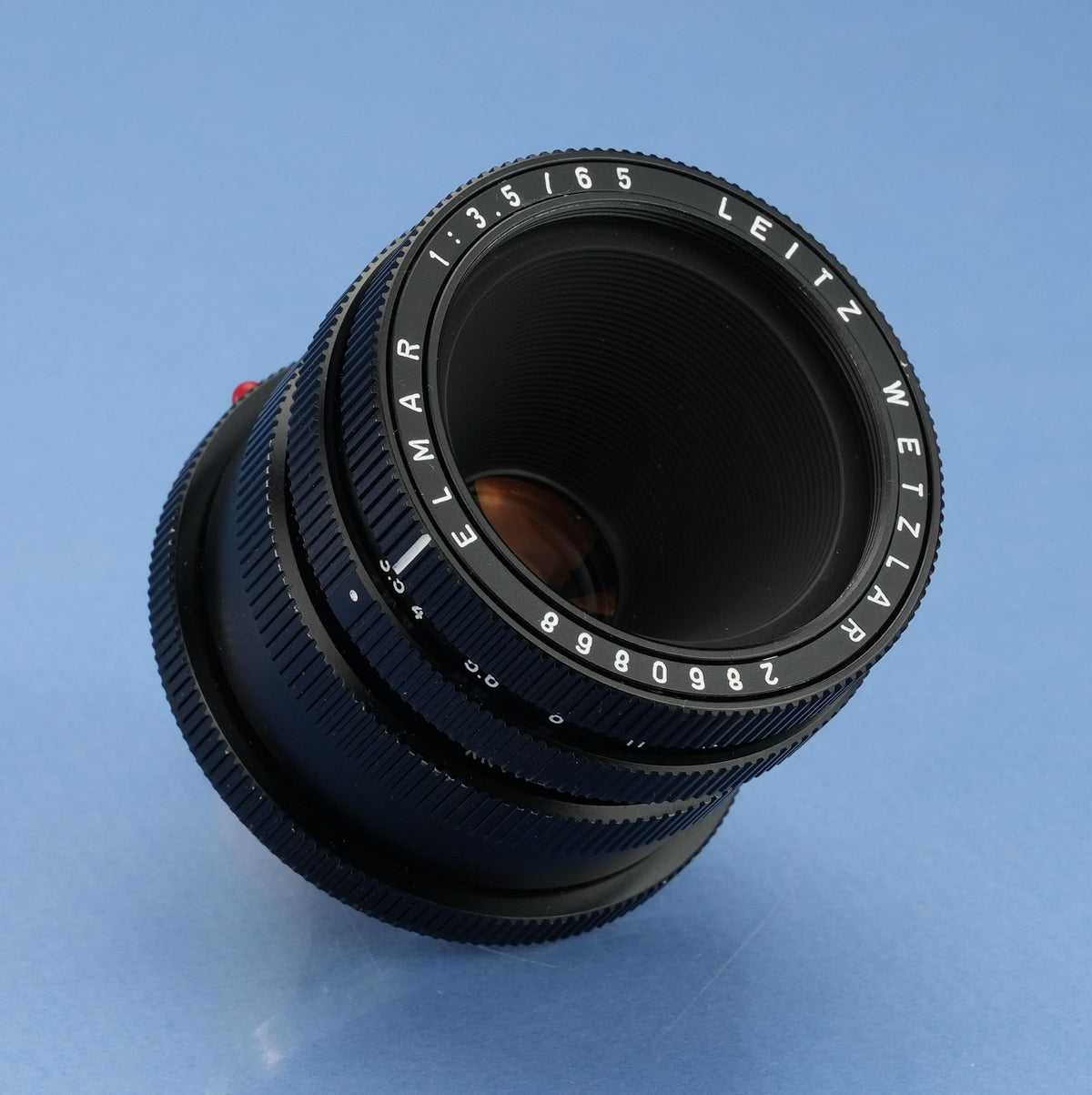 LEICA LEITZ 65MM F3.5 VISOFLEX LENS 11162 BLACK +16464 OTZFO +BOX +CAPS +PAPERS