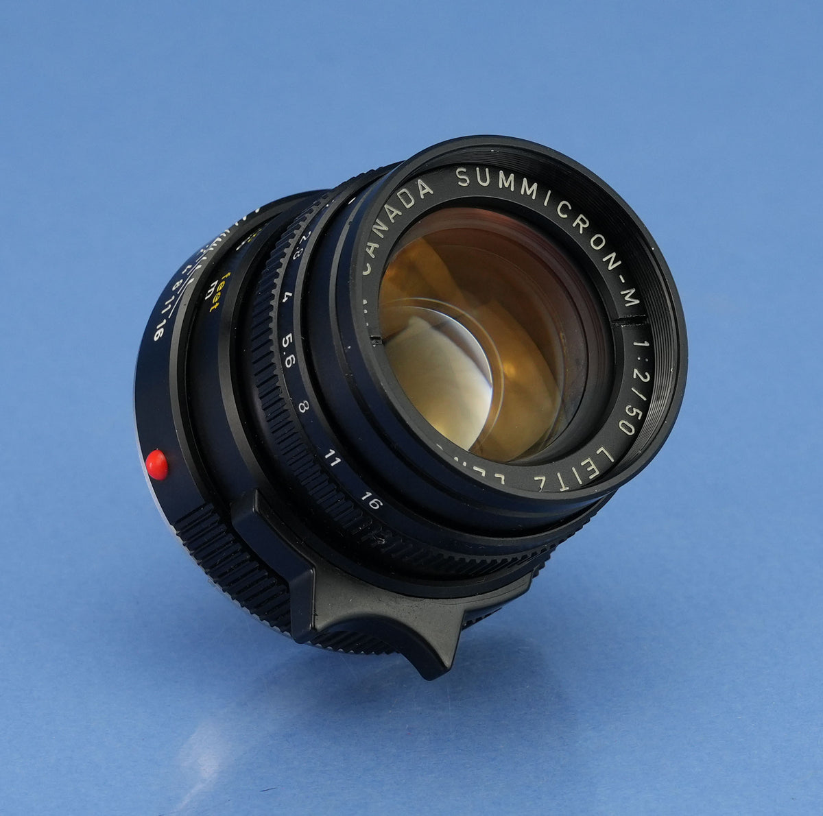LEICA 50MM SUMMICRON-M F2 70 JAHRE 1913-1983 11819 LENS +BOX +SHADE RARE
