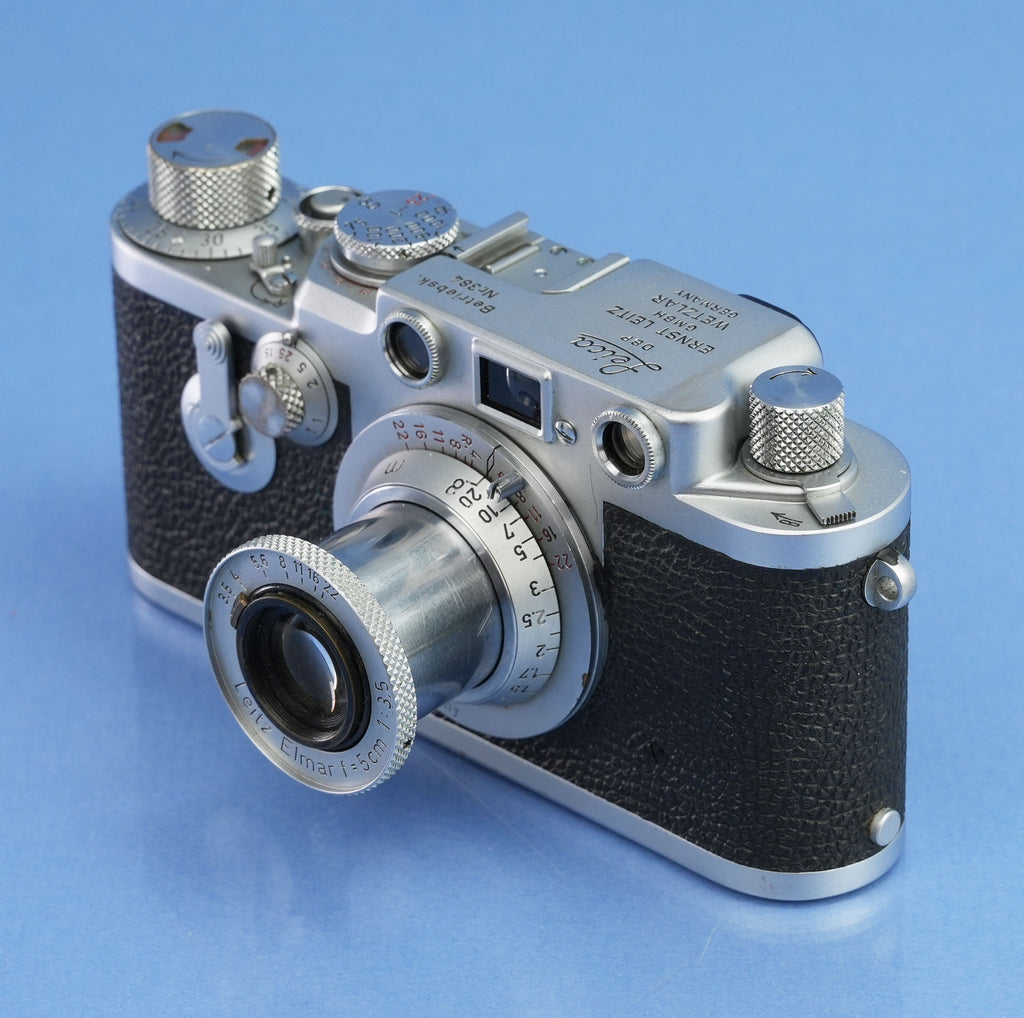 LEICA LEITZ IIIF BETRIEBSK Nr.384 RD/ST +LENS SET LOOHN INTERNAL +PAPERS! RARE!