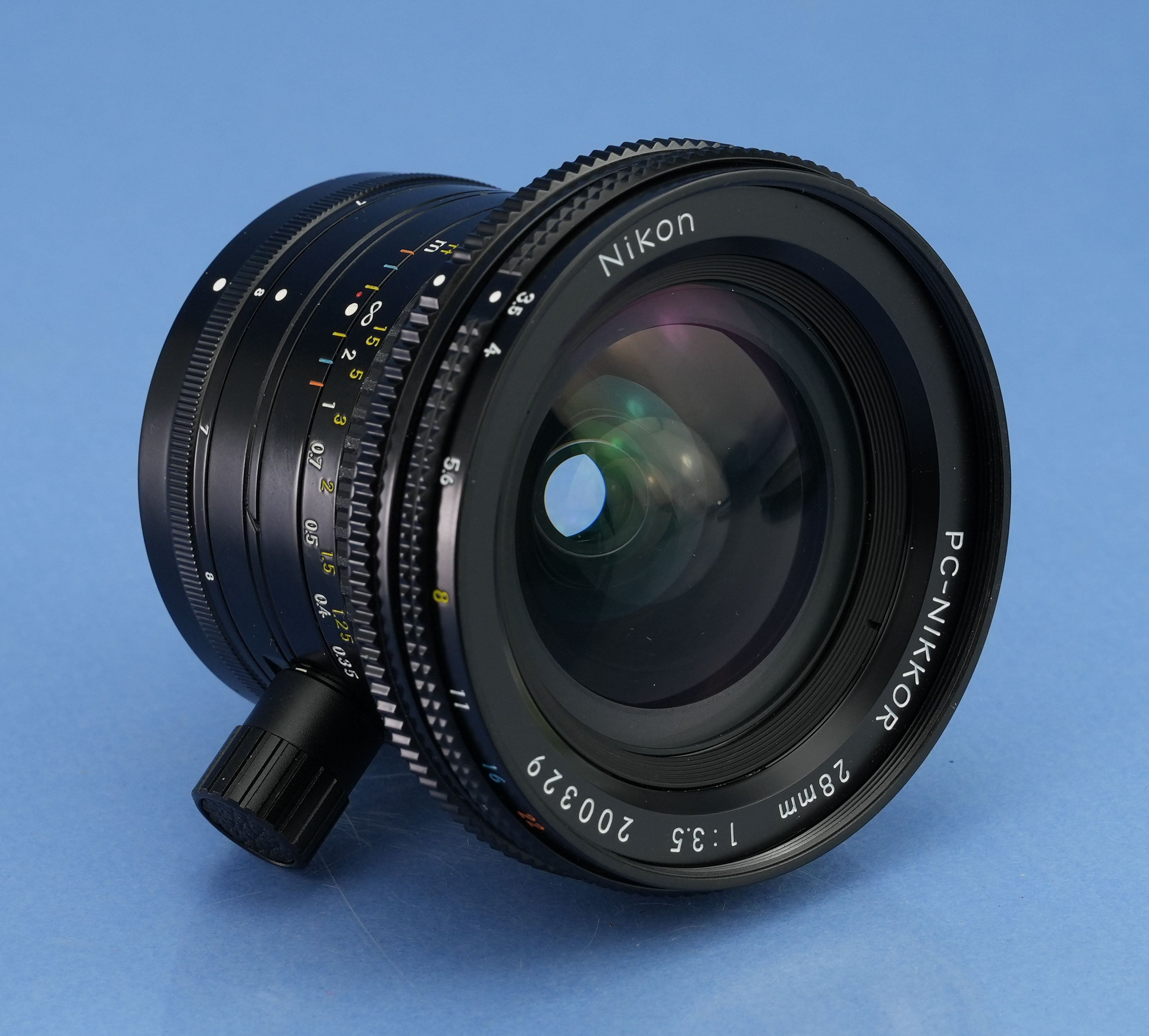 NIKON PC-NIKKOR 28MM F3.5 AIS AI-S PERSPECTIVE CONTROL LENS +CAPS +CASE CLEAN!