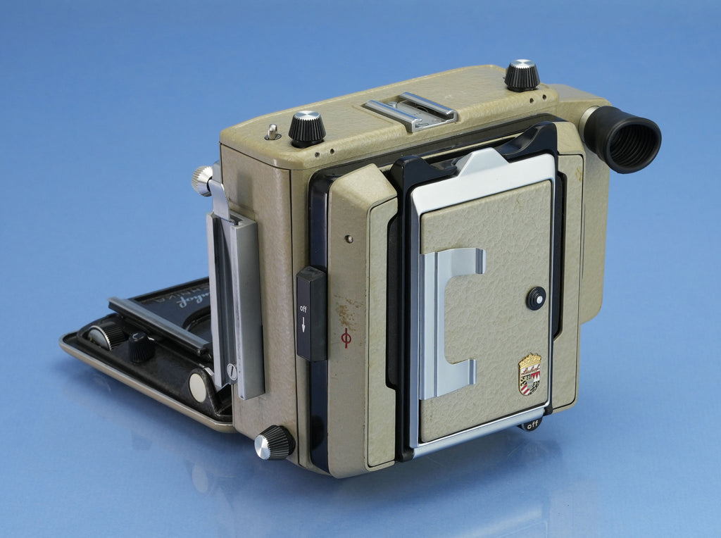 LINHOF SUPER TECHNIKA V 6x9 2x3 FIELD CAMERA +SELECT SYMMAR 100MM F5.6 +CAM SET!