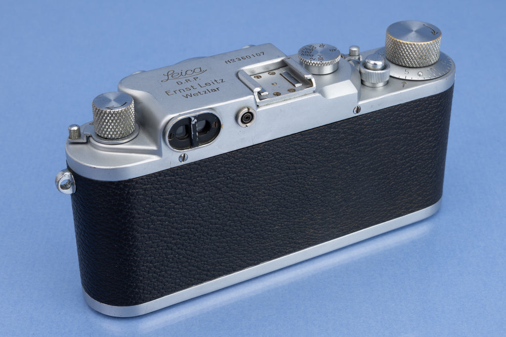 LEICA LEITZ ORIGINAL IIID RANGEFINDER CAMERA BODY #360107 +50MM F2 SUMMITAR RARE