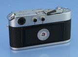 LEICA LEITZ M4 10400 CHROME RANGEFINDER CAMERA BODY +BOX +L SEAL +PAPERS MINT!