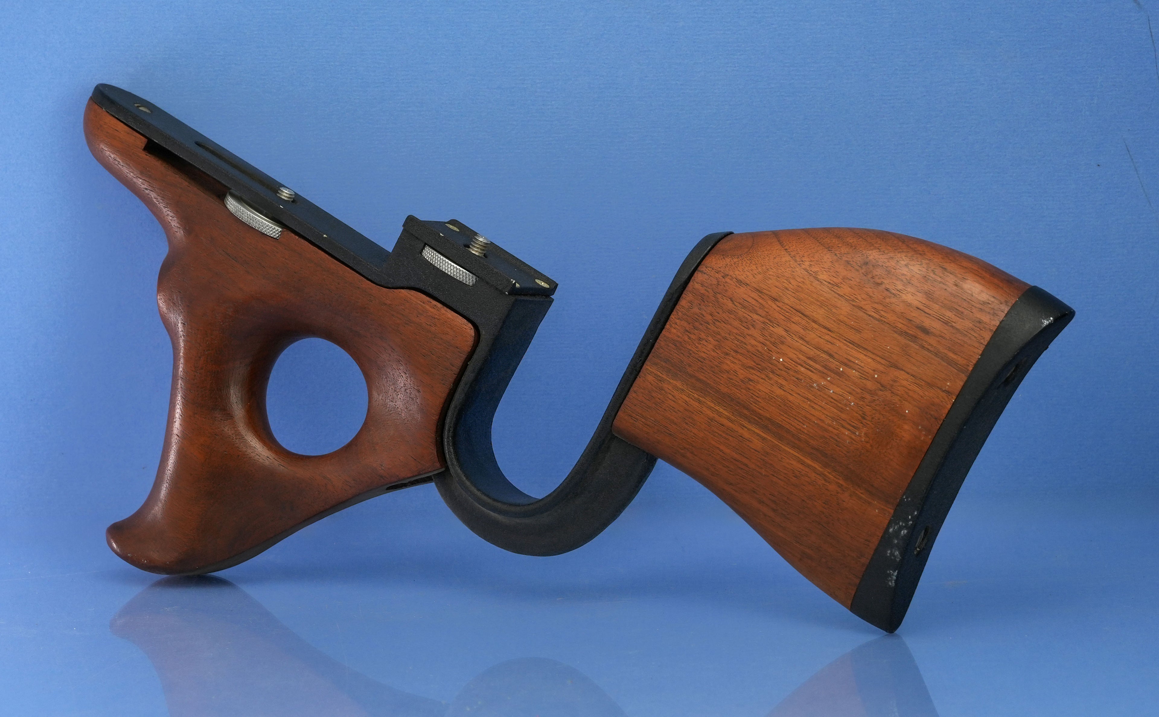 LEICA LEITZ SABRE RIFLE GUN STOCK +M1 CAMERA +400MM TELYT F5 VISO SET +CASE RARE