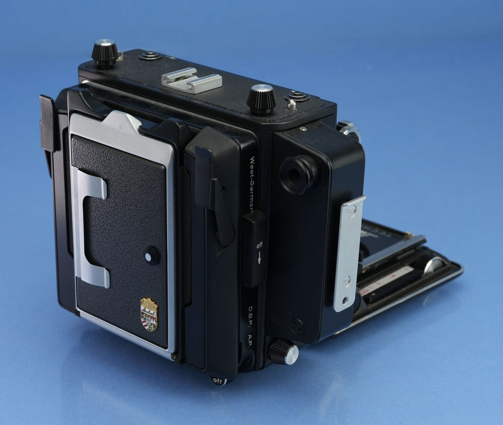 LINHOF MASTER TECHNIKA 2x3 BLACK LARGE FORMAT VIEW CAMERA. BLACK FINISH RARE!