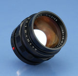 LEICA 11820 50MM NOCTILUX F1.2 VINTAG LENS +SHADE +BOX RARE 1st BATCH THICK RIM