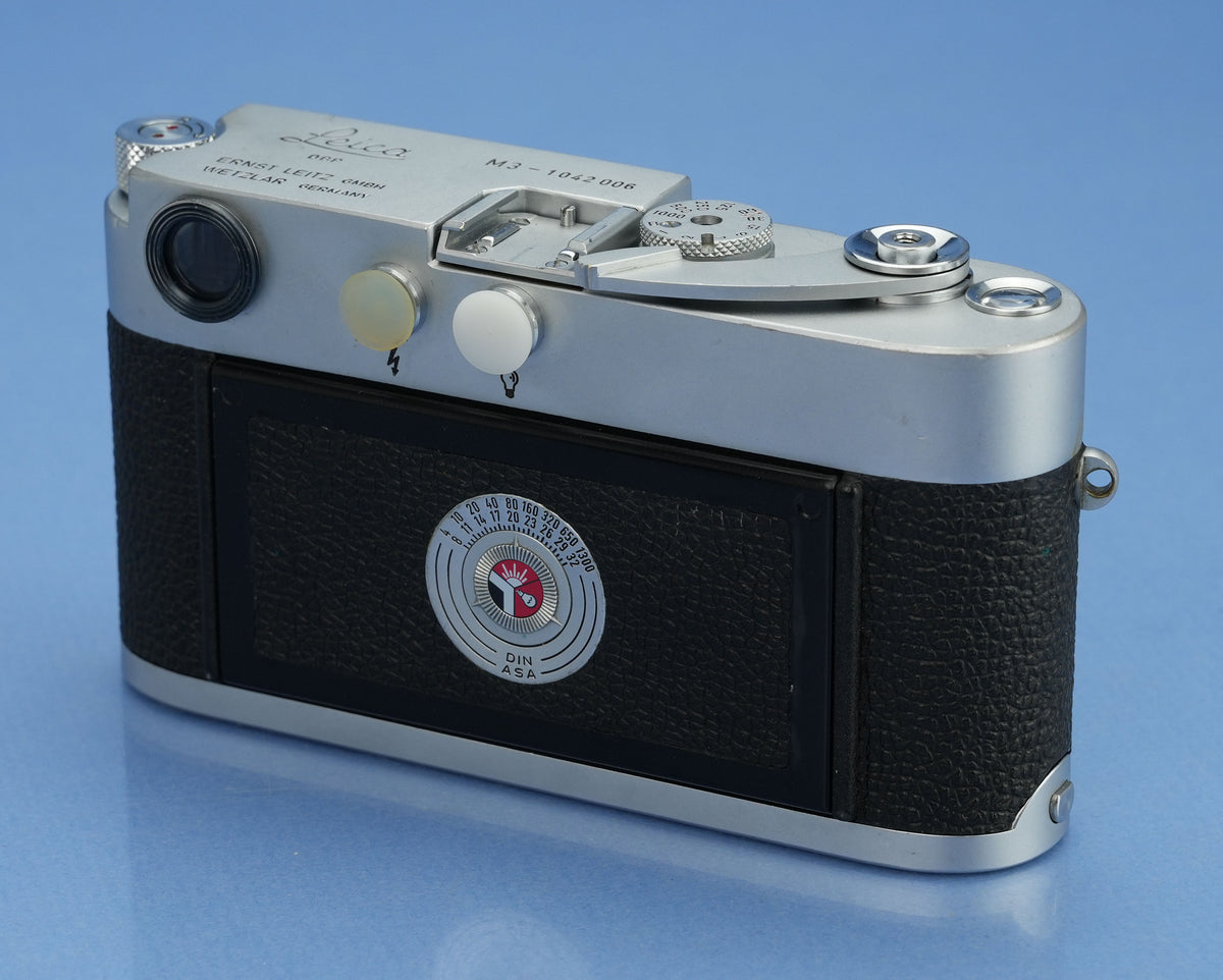LEICA LEITZ M3 10150 IGEMO SINGLE STROKE SS 1961 CHROME CAMERA #1042006 NICE