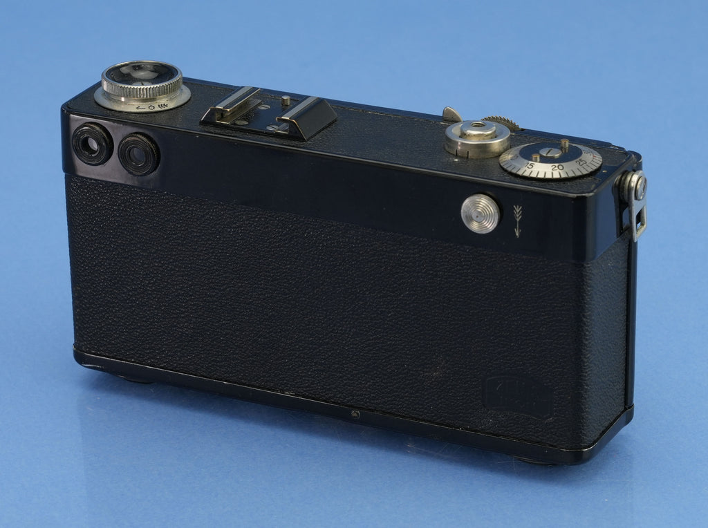 ZEISS CONTAX I FILM BLACK RANGEFINDER CAMERA +50MM SONNAR F2 LENS NICE
