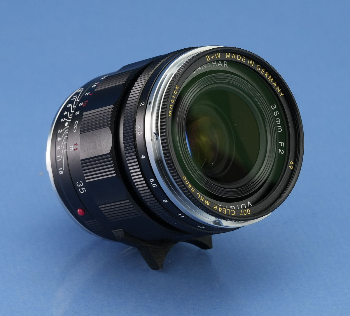 VOIGTLANDER 35MM F2 ASPHERICAL APO-LANTHAR VM LENS +SHADE +UV FILTER +BOX