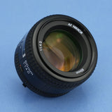 NIKON NIKKOR AF 50MM F1.4D LENS +BOX +CAPS +PAPERS MINT!