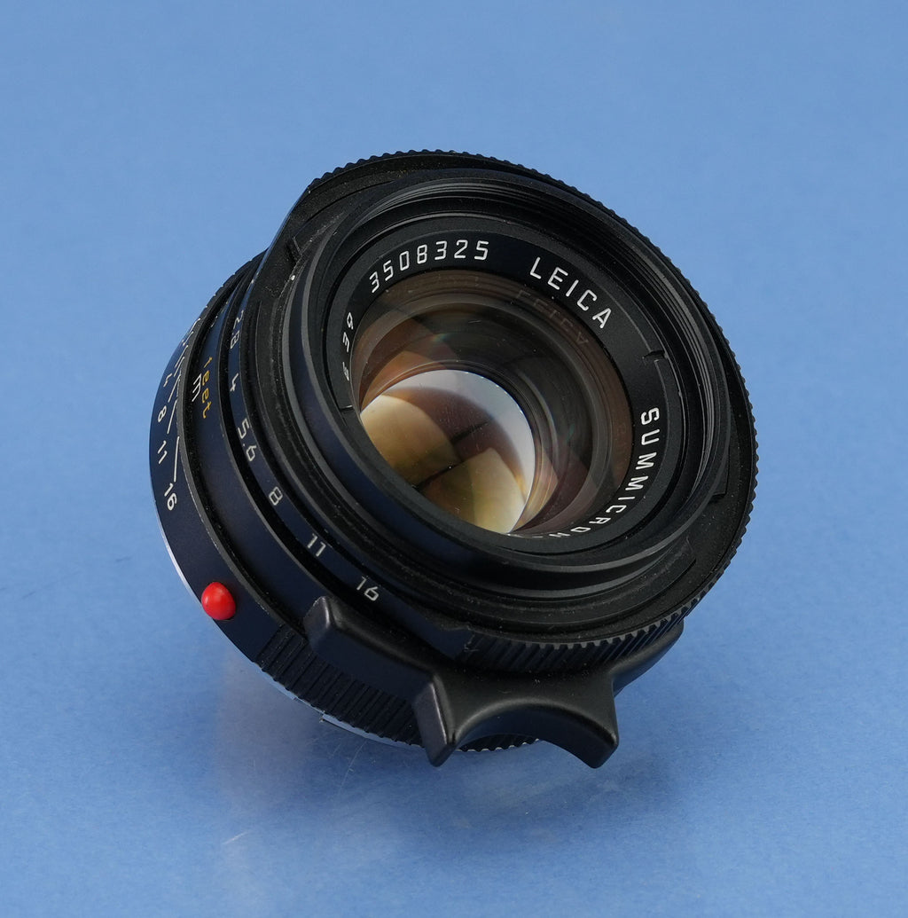 LEICA 35MM F2 SUMMICRON-M E39 4TH V 11310 LATE # GERMANY LENS KING OF BOKEH NICE