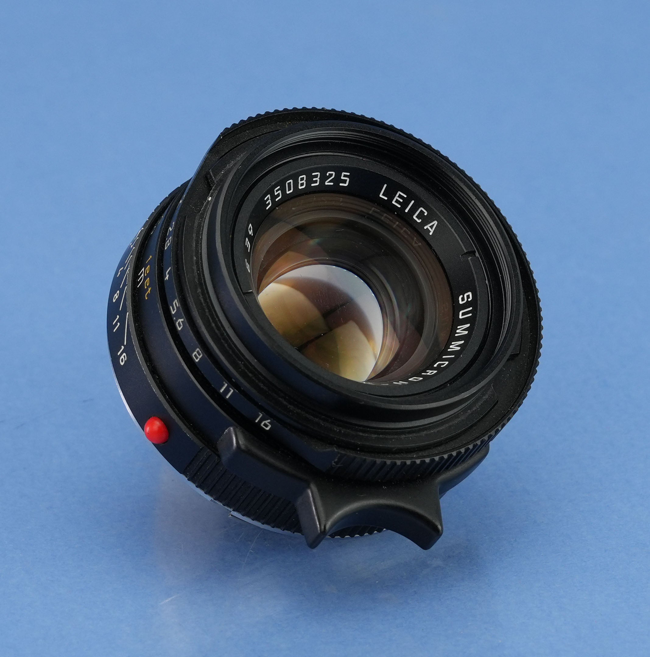 LEICA 35MM F2 SUMMICRON-M E39 4TH V 11310 LATE # GERMANY LENS KING OF BOKEH NICE