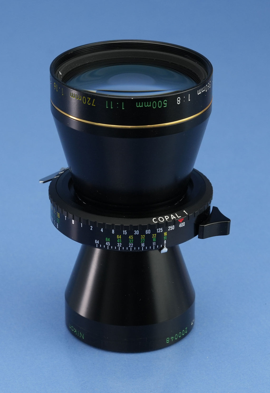 NIKON NIKKOR-T ED 360MM F8 4X5 CONVERTIBLE LENS SET +500mm F11 +BOX +COPAL MINT!