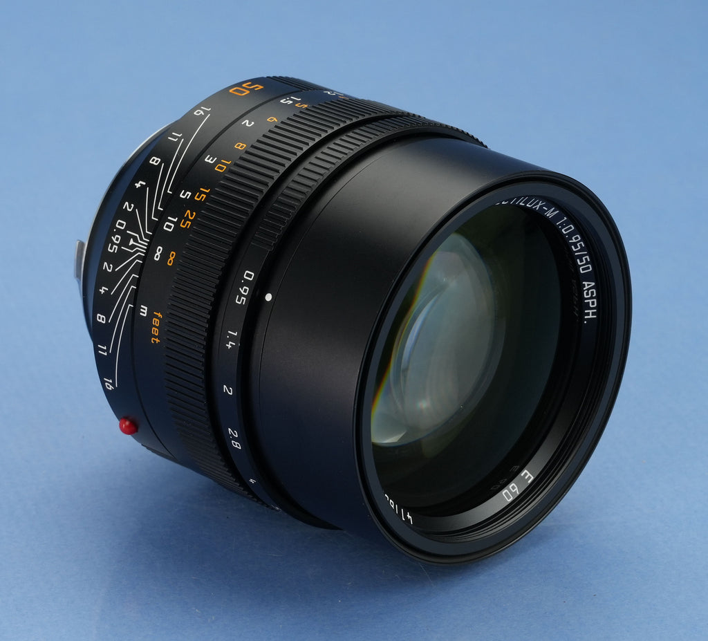 LEICA NOCTILUX-M 50MM F0.95 ASPH 11602 6BIT BLACK LENS +BOX +CASE +EXTRAS MINT!