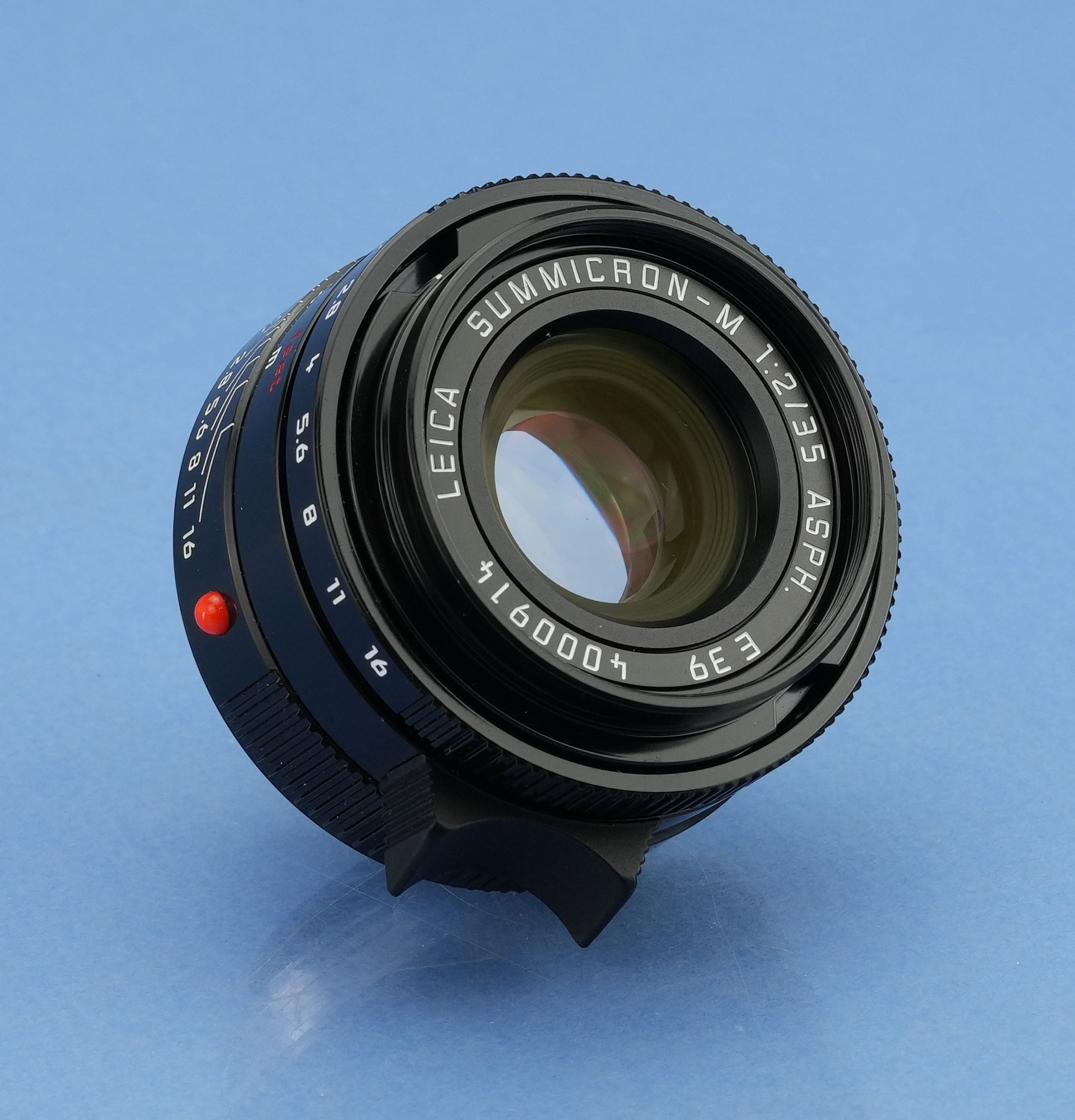 LEICA 35MMM SUMMICRON-M F2 ASPH 11611 BLACK PAINT MILLENNIUM LENS SET MINT +BOX!