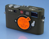 LEICA 10707 M8.2 OLIVE SAFARI CAMERA +CHROME ELMARIT-M 28MM LENS 325 SHOTS MINT!