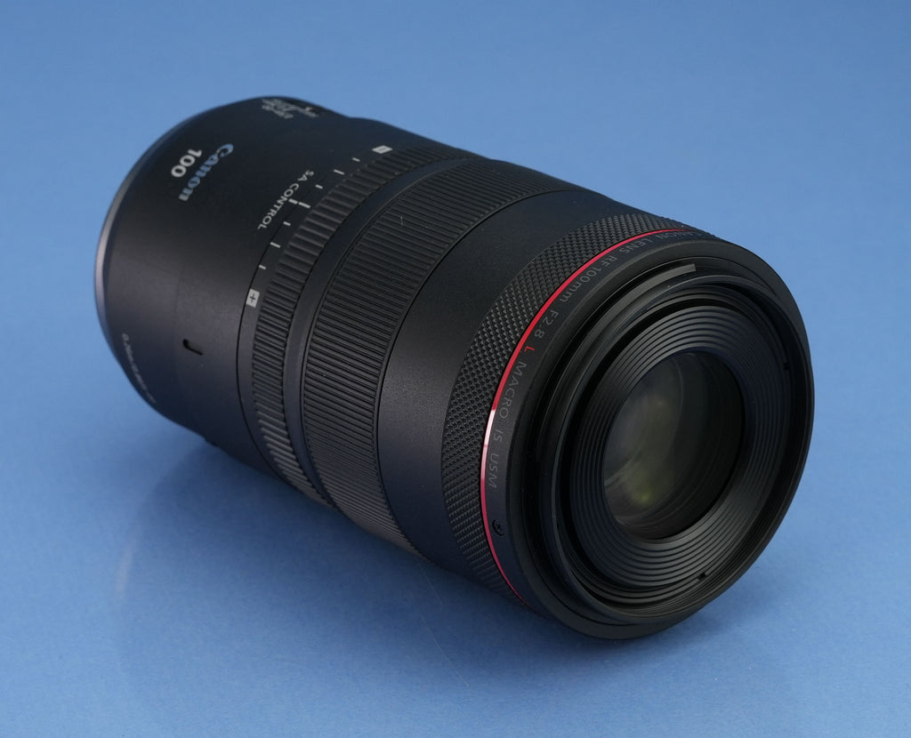 CANON RF 100MM F2.8 L MACRO IS USM MIRRORLESS LENS +UV FILTER +SHADE +BOX MINT!