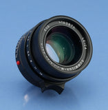 LEICA 35MM SUMMILUX-M FLE F1.4 6BIT 11663 ASPH BLACK M LENS +BOX +SHADE MINT!
