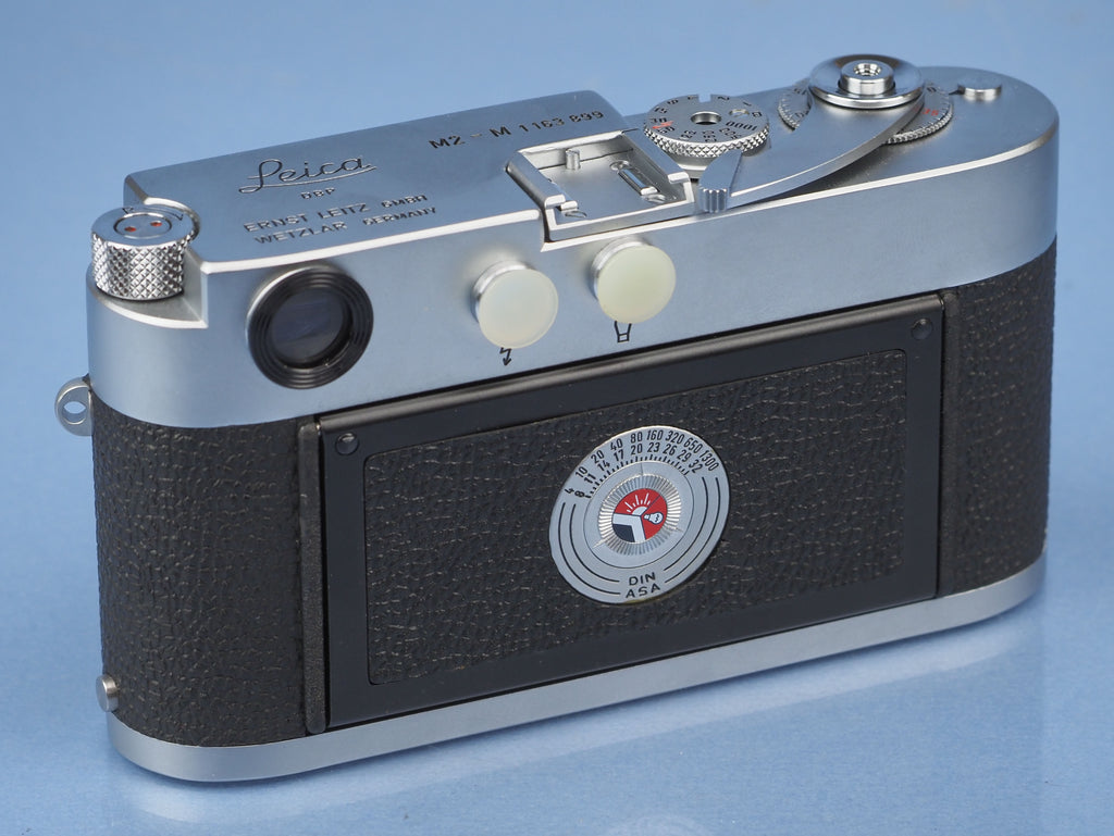 LEICA LEITZ M2-M MOTOR CHROME 10800 KOOHE RANGEFINDER CAMERA BODY +BOX +MANUAL