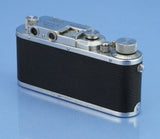LEICA LEITZ III 111 (MODEL F) LYDRO RANGEFINDER CAMERA BODY. RARE SILVER CHROME