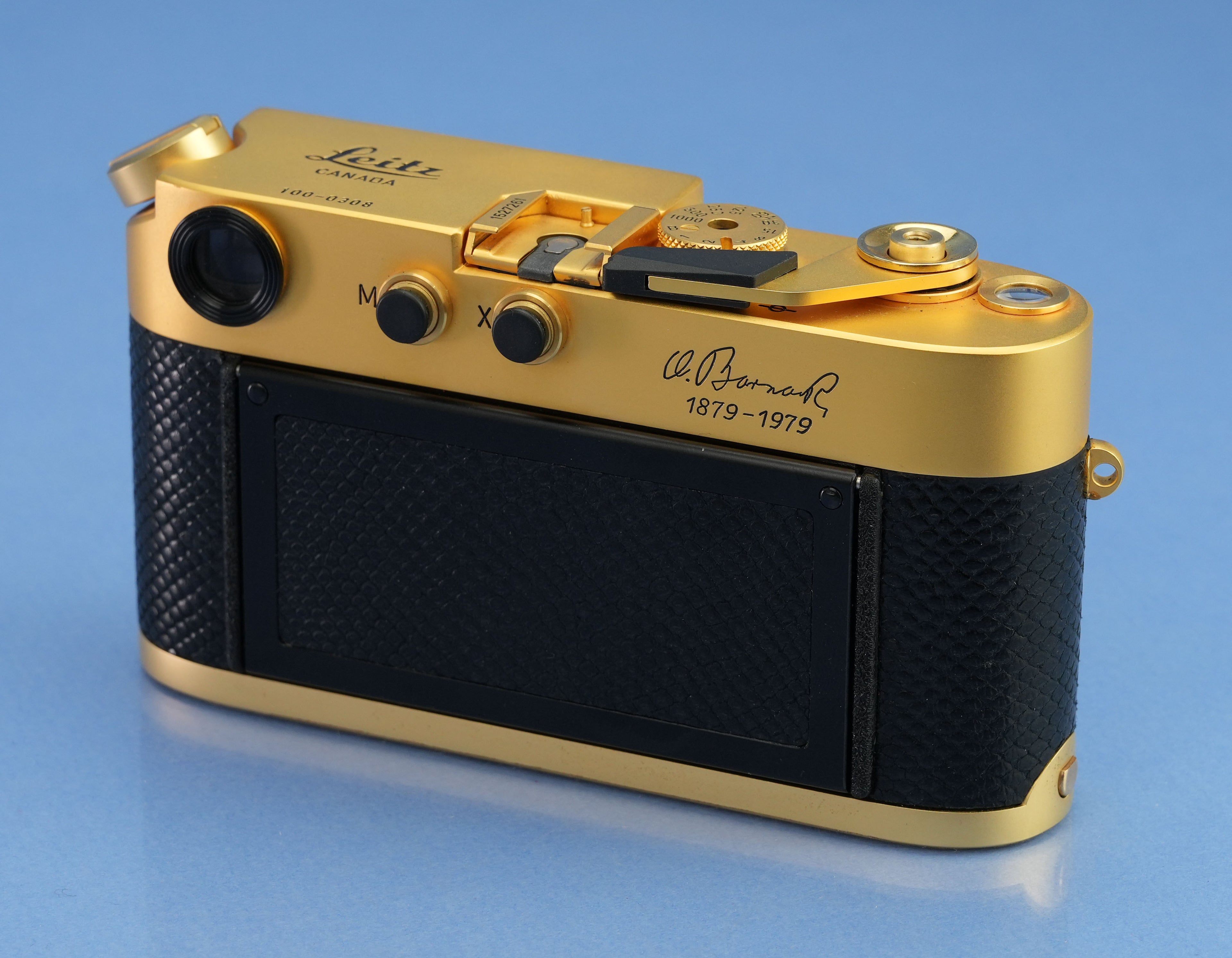 LEICA LEITZ M4-2 GOLD 100 JAHRE M 10420 ENTFERNUNGSMESSER-KAMERAGEHÄUSE + KAPPEN MINT