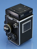 ROLLEI ROLLEIFLEX 3.5F ZEISS PLANAR WHITE FACE 12/24 TLR CAMERA +CASE +CAP MINT!