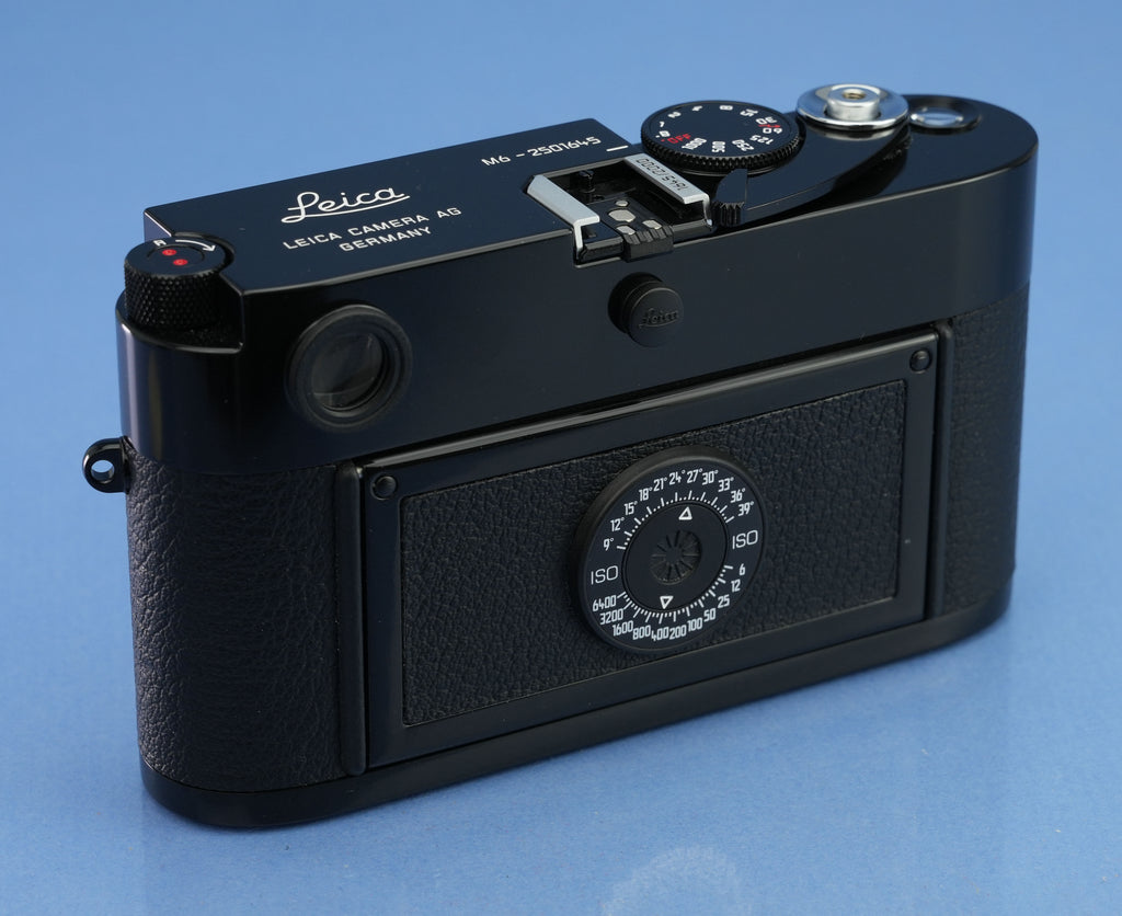LEICA M6 TTL 0.72 10442 MILLENNIUM BLACK PAINT CAMERA +PAPERS +BOX MINT! #1645
