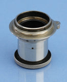 LEICA HEKTOR 50MM F2.5 NICKEL 11 O'CLOCK SM LENS! RARE LEVER & NO SERIAL # WOW!