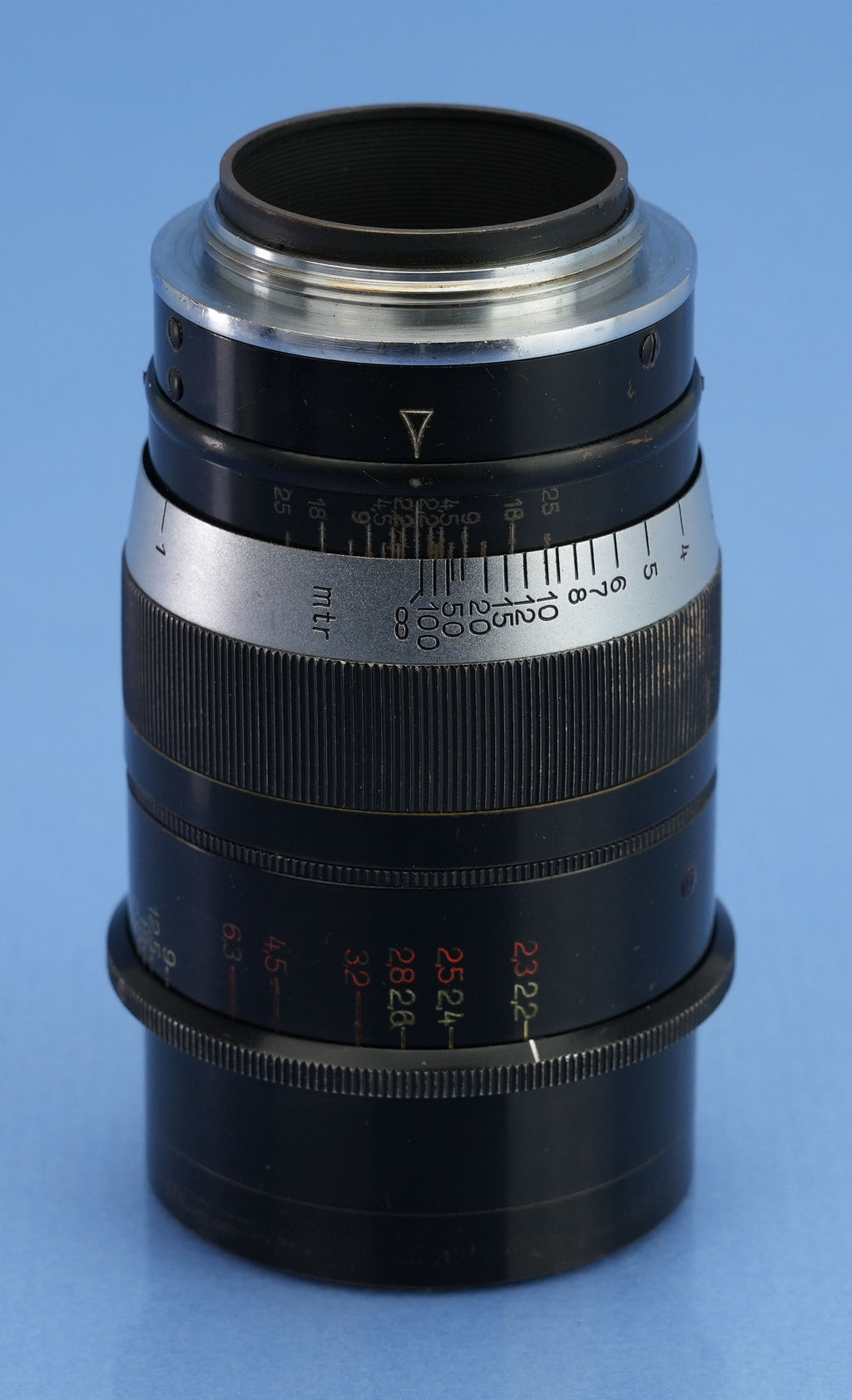 LEICA LEITZ 90MM THAMBAR F2.2 SCHWARZ LACKIERT SM OBJEKTIV + MITTELFILTER + GEGENBLATT + OBJEKTIVDECKEL