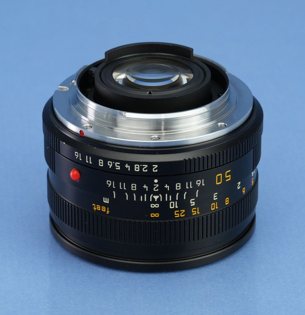 LEICA LEITZ 50MM SUMMICRON-R 2ND VERSION 11216 3RD CAM LATE # GERMANY LENS NICE!