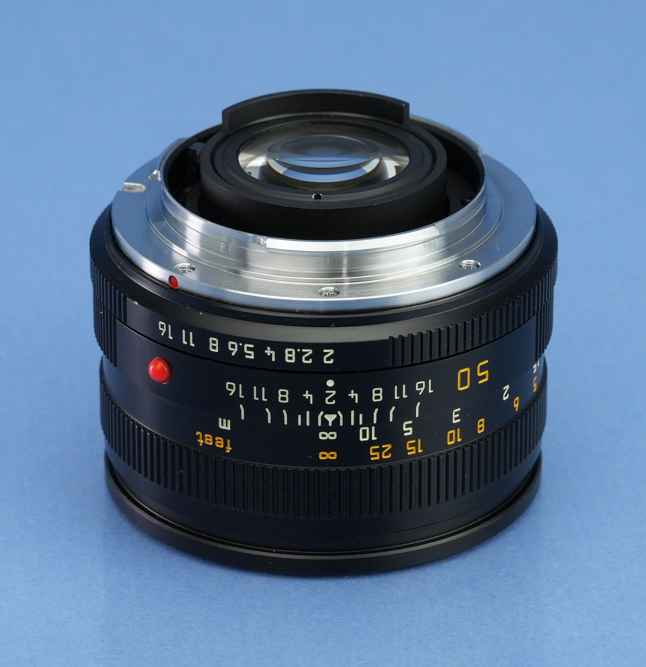 LEICA LEITZ 50MM SUMMICRON-R 2ND VERSION 11216 3RD CAM LATE # GERMANY LENS NICE!