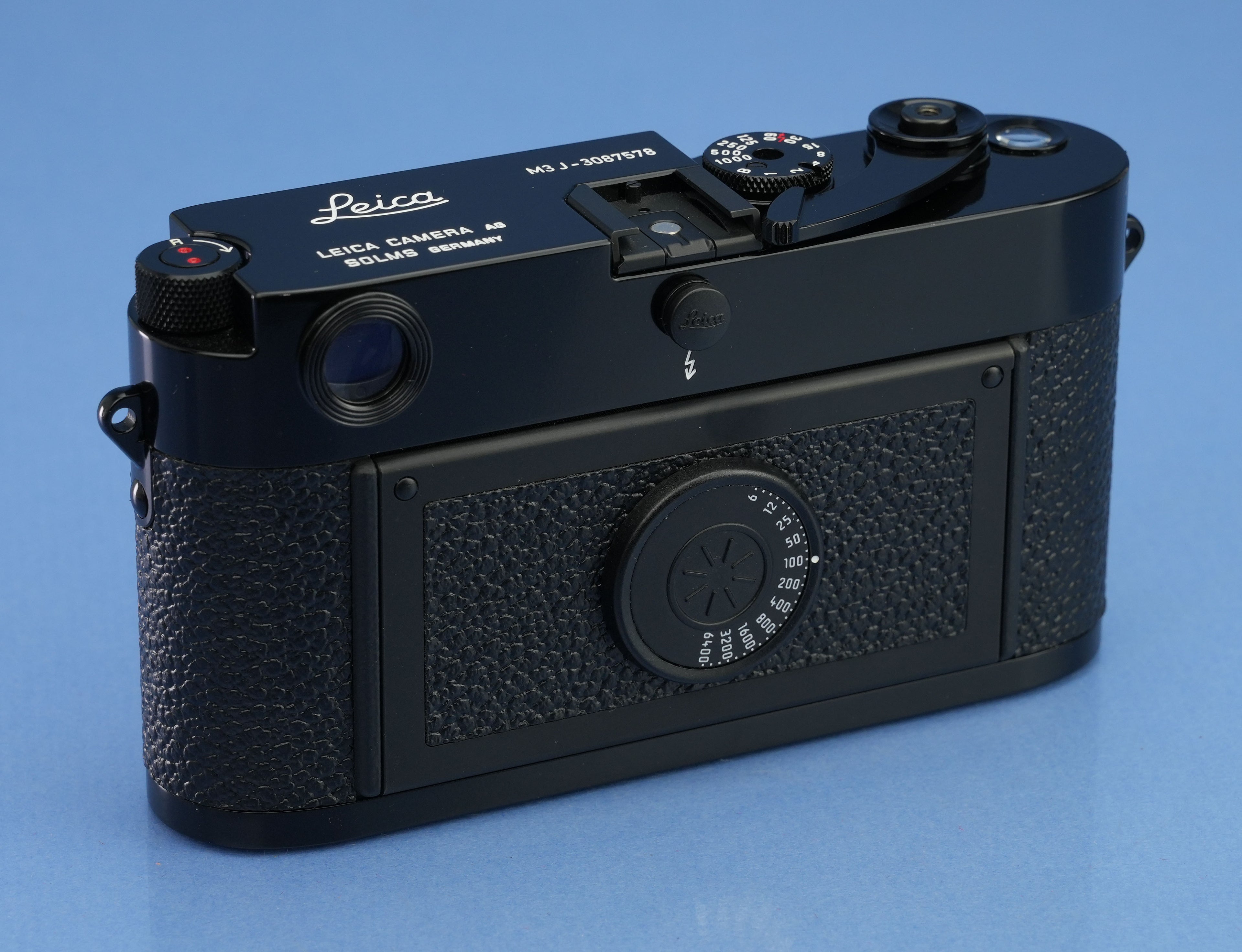 LEICA LEITZ M3J M3 JAHRE BLACK PAINT RANGEFINDER BODY 10330 MINT OPEN BOX RARE!