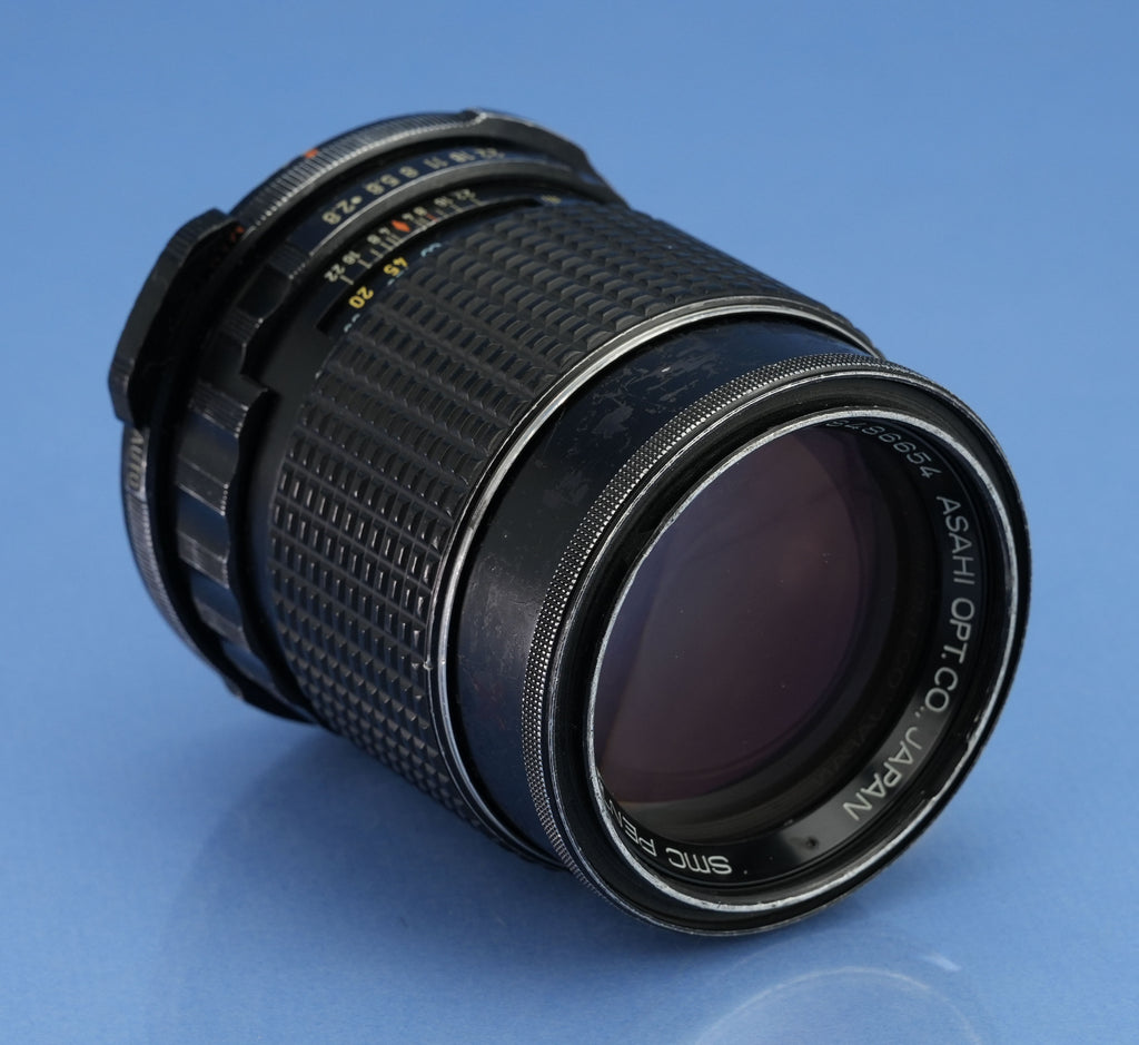 PENTAX SMC 6X7 165MM F2.8 MEDIUM FORMAT SLR LENS +CAPS NO YELLOW GLASS